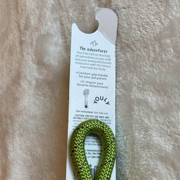 YOULY Green/Blue Reflective Dog Leash, 6 ft. NWT - Picture 3 of 6